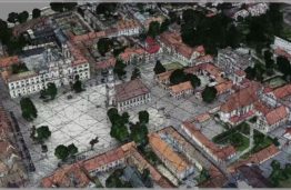 Digital model of Kaunas Old Town